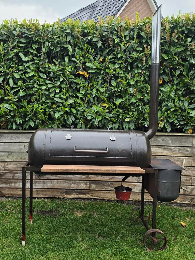 Unieke Smoker met Reversed Flow - custommade, Ophalen, Gebruikt, Handgemaakt
