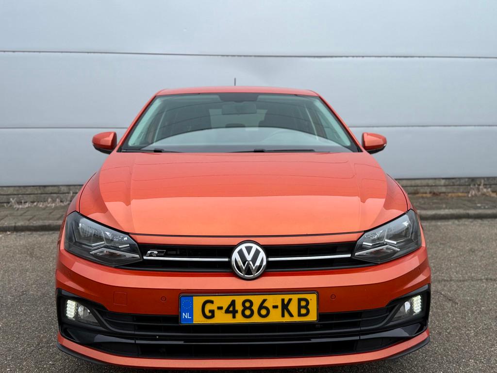 Volkswagen Polo 1.6 TDI R-Line DSG (bj 2019) BTW|CLIMA|NAVI|, Auto's, Stof, Gebruikt, Euro 6, Automatische klimaatregeling
