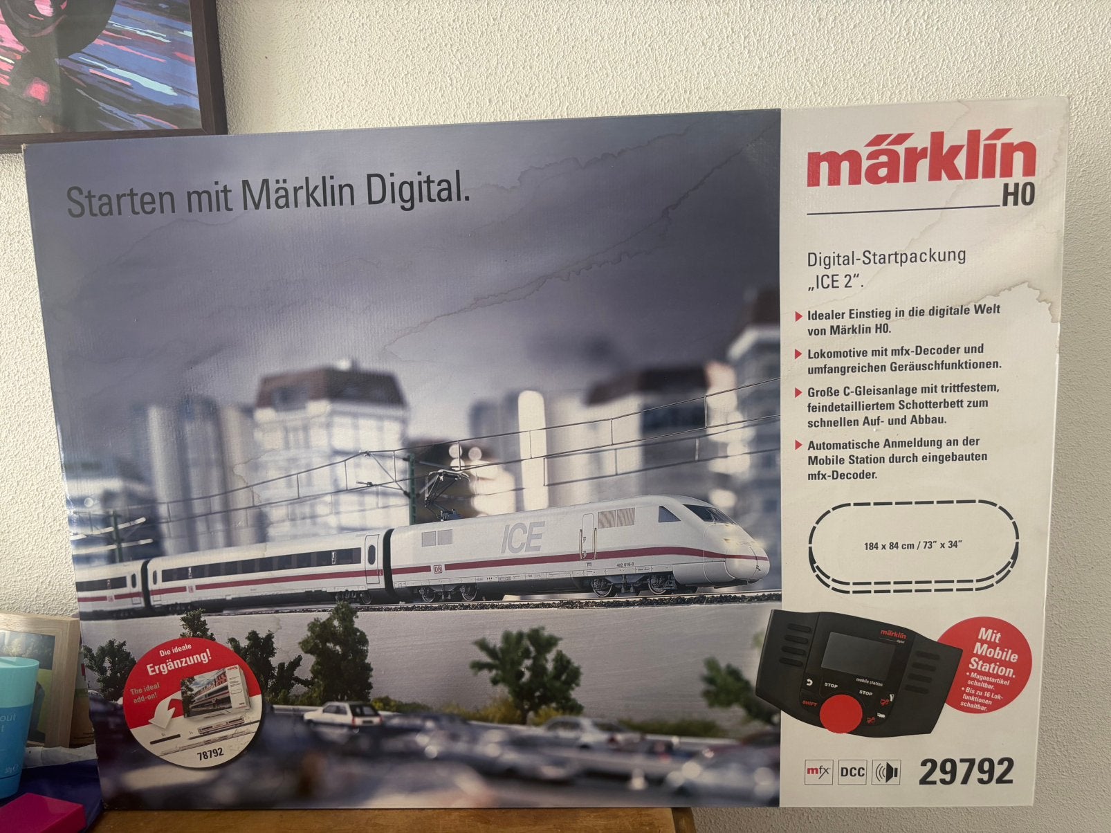 Märklín 29792 digitale starterset ICE 2, Hobby en Vrije tijd, Modeltreinen | H0, Ophalen of Verzenden, Zo goed als nieuw, Gelijkstroom