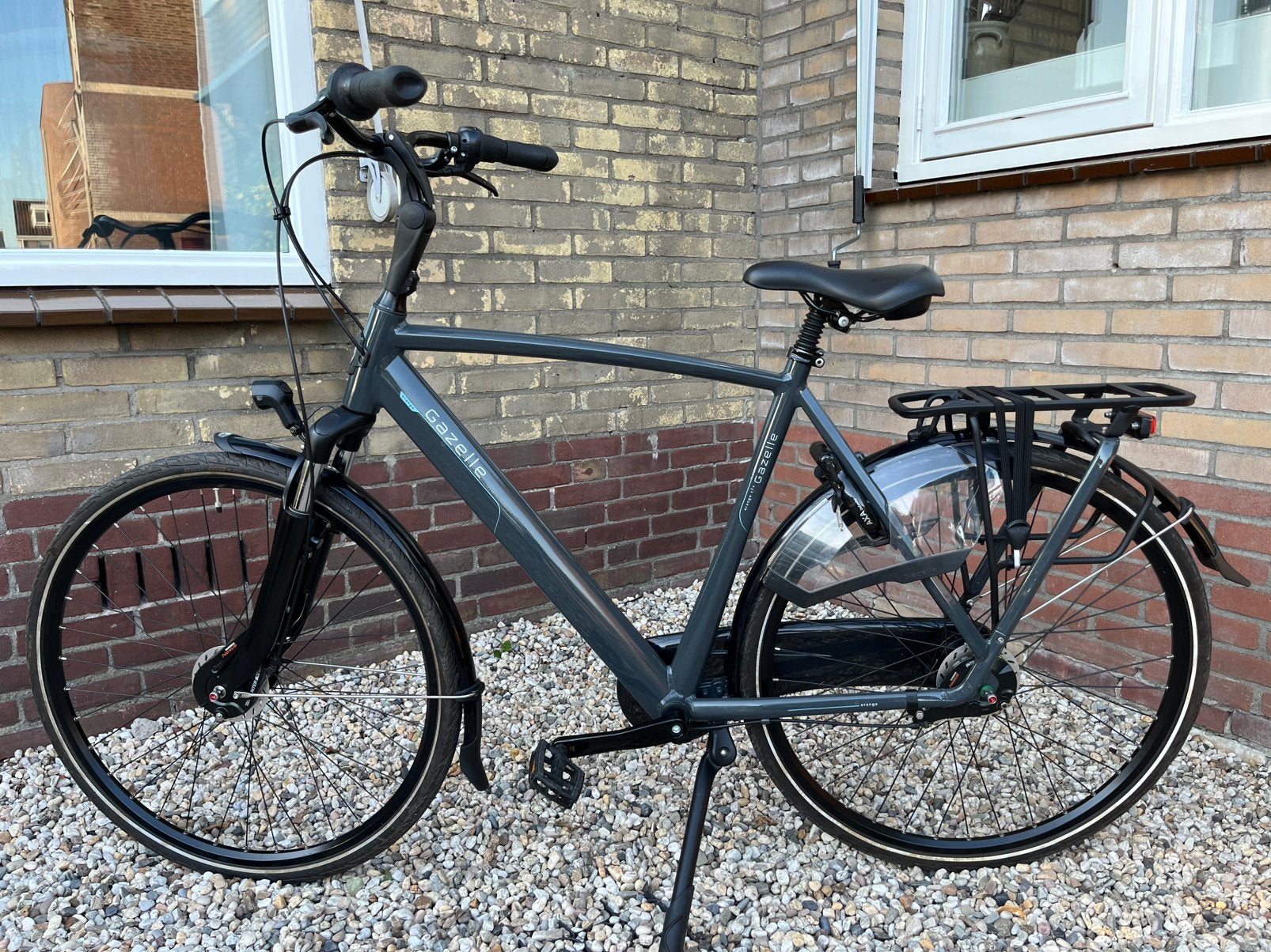 Zo goed als nieuwe Gazelle Orange C7+ herenfiets 57cm, Versnellingen, Ophalen of Verzenden, Zo goed als nieuw, 57 tot 61 cm