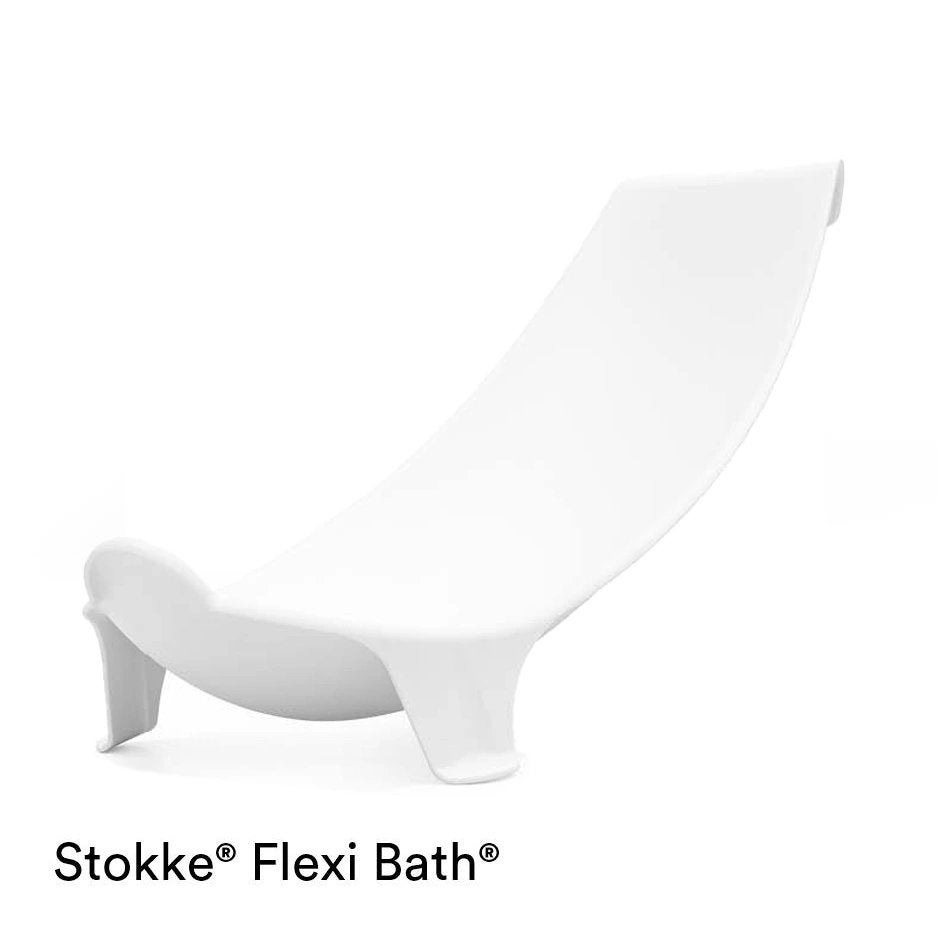 Stokke Flexi Bath Badzitje - Wit, Overige merken, Ophalen of Verzenden, Zo goed als nieuw, Badzitje of Badring