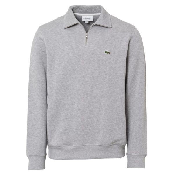 Originele Lacoste Quarter Zip - Grijs - Maat M, Maat 48/50 (M), Lacoste, Ophalen of Verzenden, Grijs