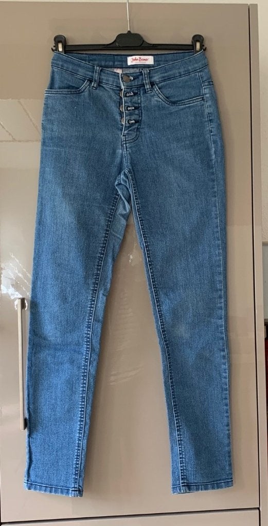 2 John Baner spijkerbroeken, maat 34, Blauw, John Baner, Ophalen of Verzenden, Zo goed als nieuw