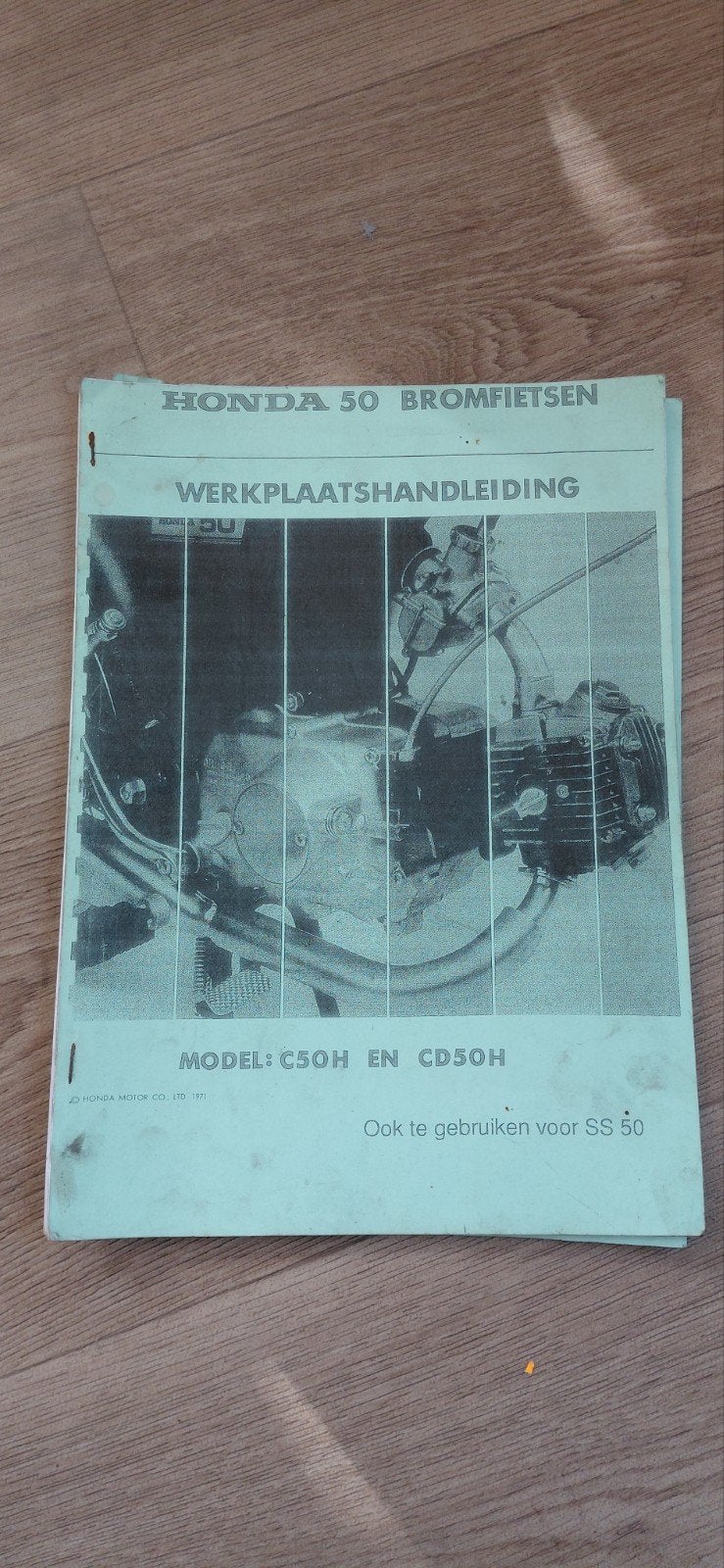 Honda C50h en CD50h handboekje, Fietsen en Brommers, Verzenden