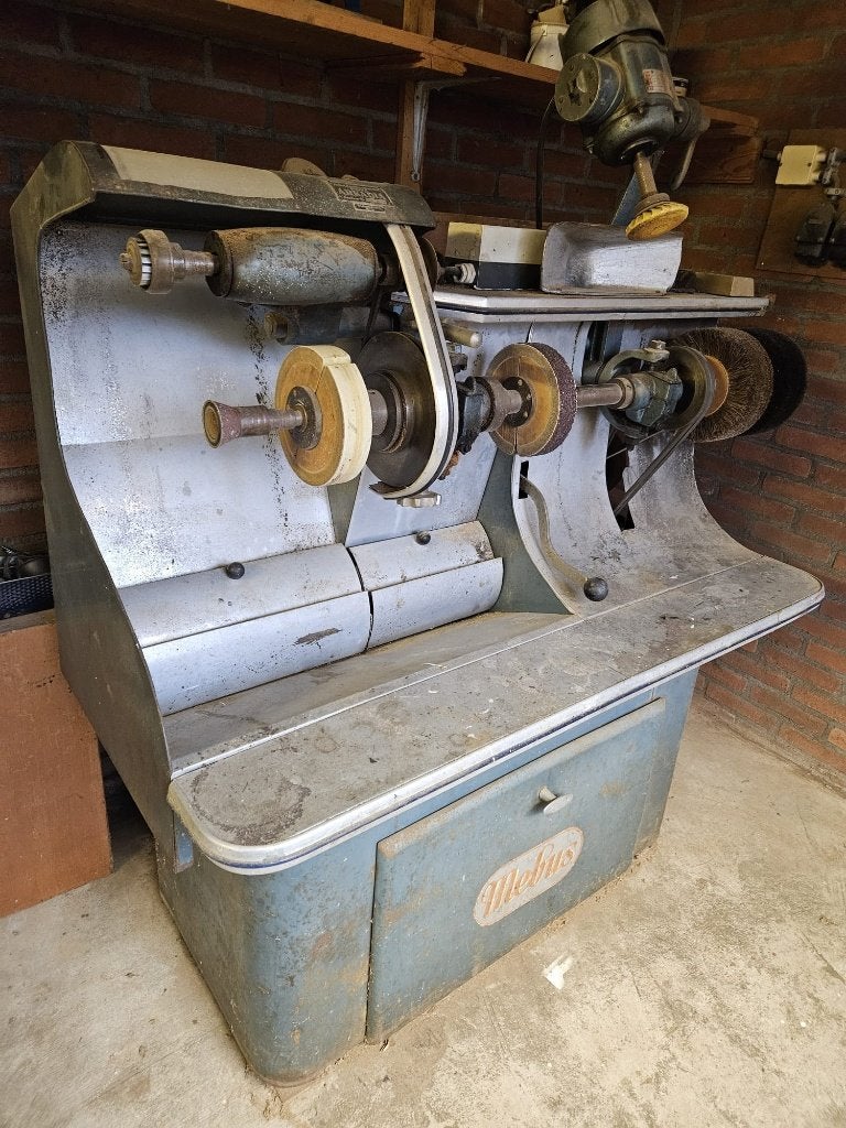 Goed werkende schoenmakersmachine te koop, Ophalen