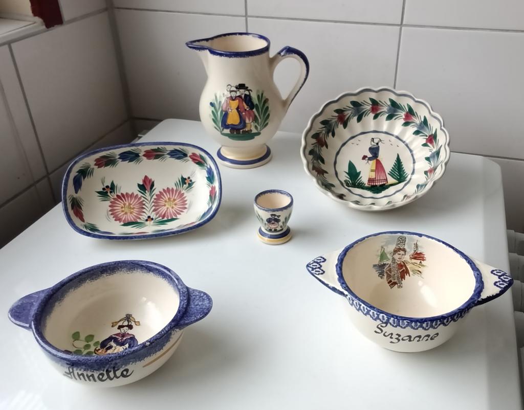 Franse Bretonse keramische+ Ander spul., Antiek en Kunst, Ophalen of Verzenden