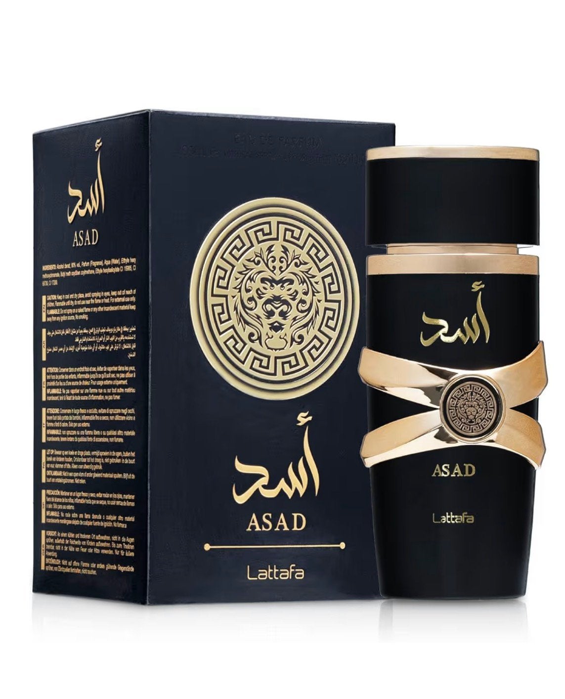 Lattafa Asad Eau de Parfum 100 ml – Origineel, Lattafa Europe B.V., Www. Lattafa.com, Nieuw, Ophalen of Verzenden
