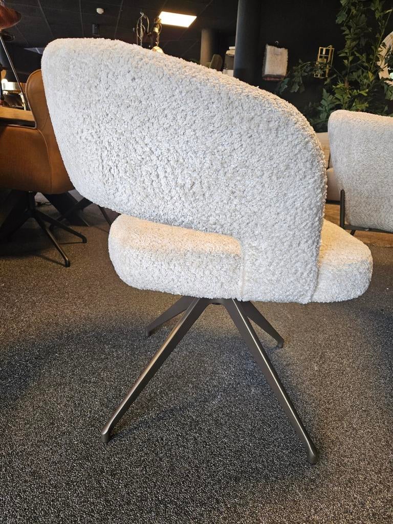 Stoel Manon h.e. design leer of stof, Overige kleuren, Nieuw, Ophalen of Verzenden, Eén