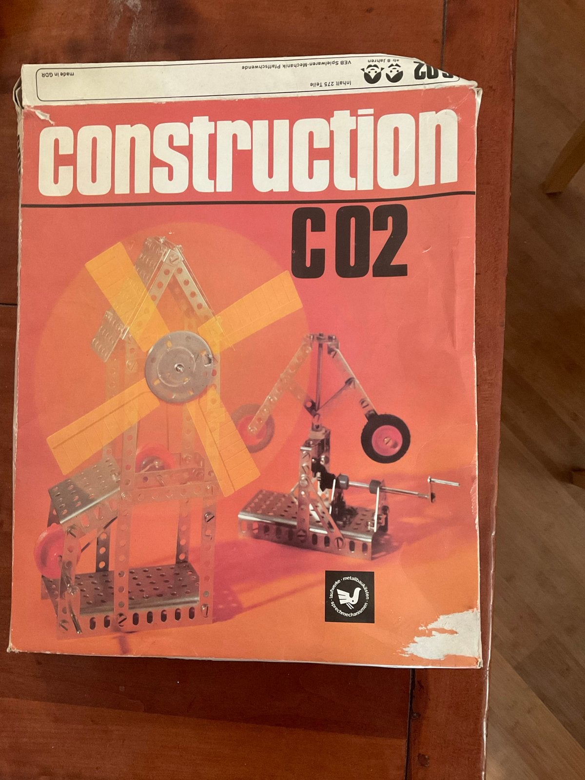 Vintage Construction C02 Metaalbouwdoos - Jaren '70, Ophalen of Verzenden, Gebruikt, Overige merken