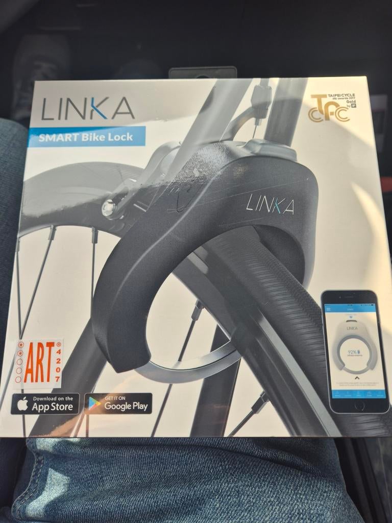 Linka Smart Fietsslot met Alarm en GPS Tracking, Ophalen of Verzenden, Alarm, Nieuw, Overige fietssloten