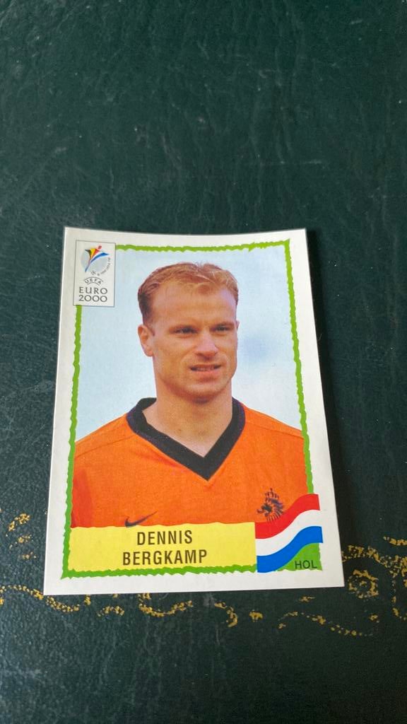 Panini euro 2000 bergkamp, Verzamelen, Sportartikelen en Voetbal, Ophalen of Verzenden, Zo goed als nieuw, Buitenlandse clubs