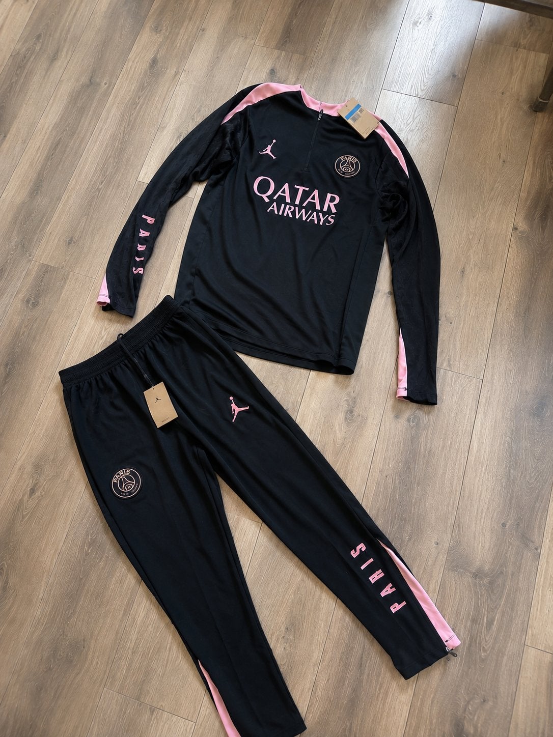 PSG Jordan Trainingspak Zwart/Roze - Nieuw, Zwart, Nieuw, Voetbal, Verzenden
