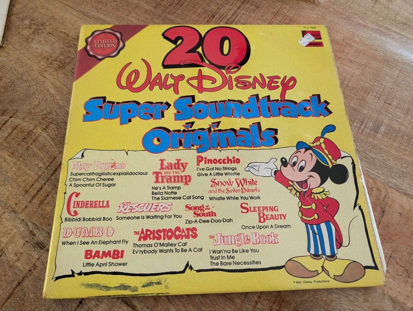 20 Walt Disney Super Soundtrack Originals – LP Vinyl, Ophalen of Verzenden, Gebruikt
