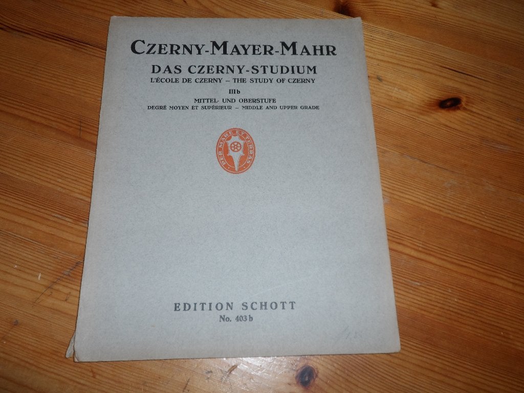 Das czerny studium - czerny-mayer-mahr, Gebruikt, Klassiek, Ophalen of Verzenden, Artiest of Componist