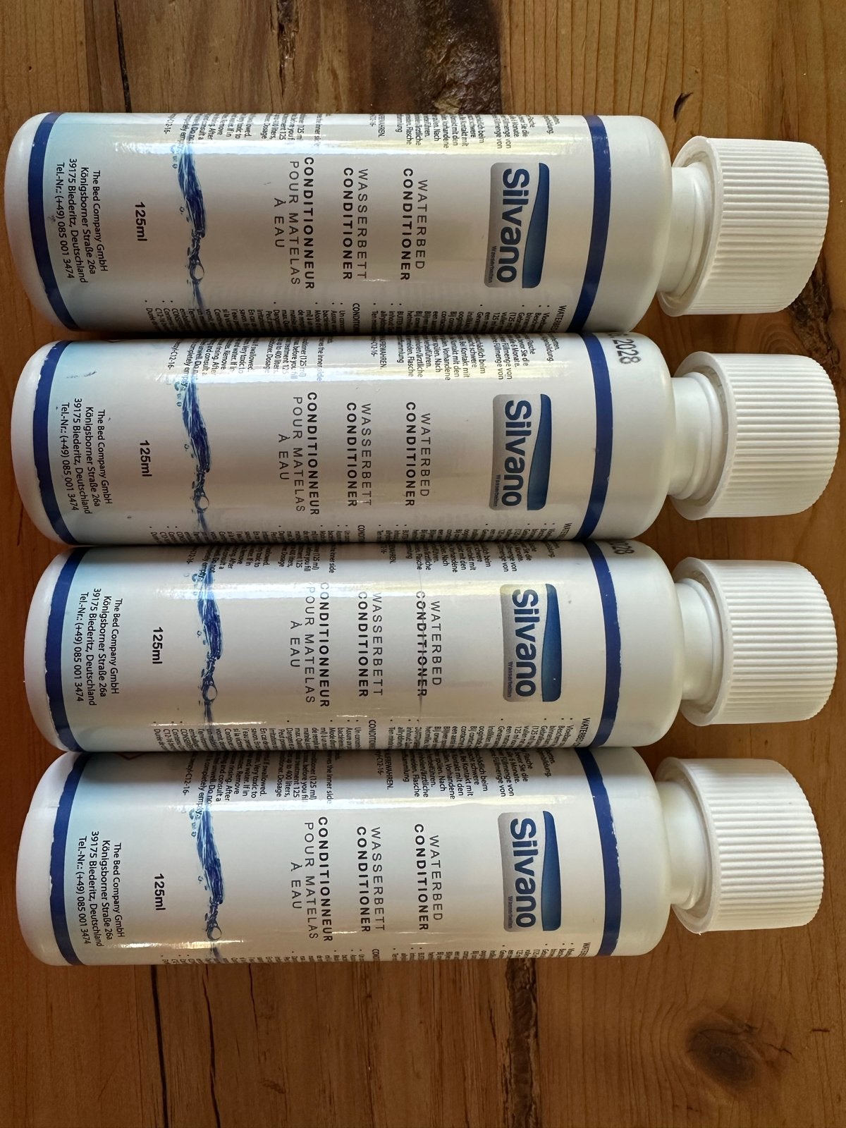 Silvano Waterbed Conditioner 125ml - 4 stuks, Ophalen of Verzenden, Nieuw, Eenpersoons