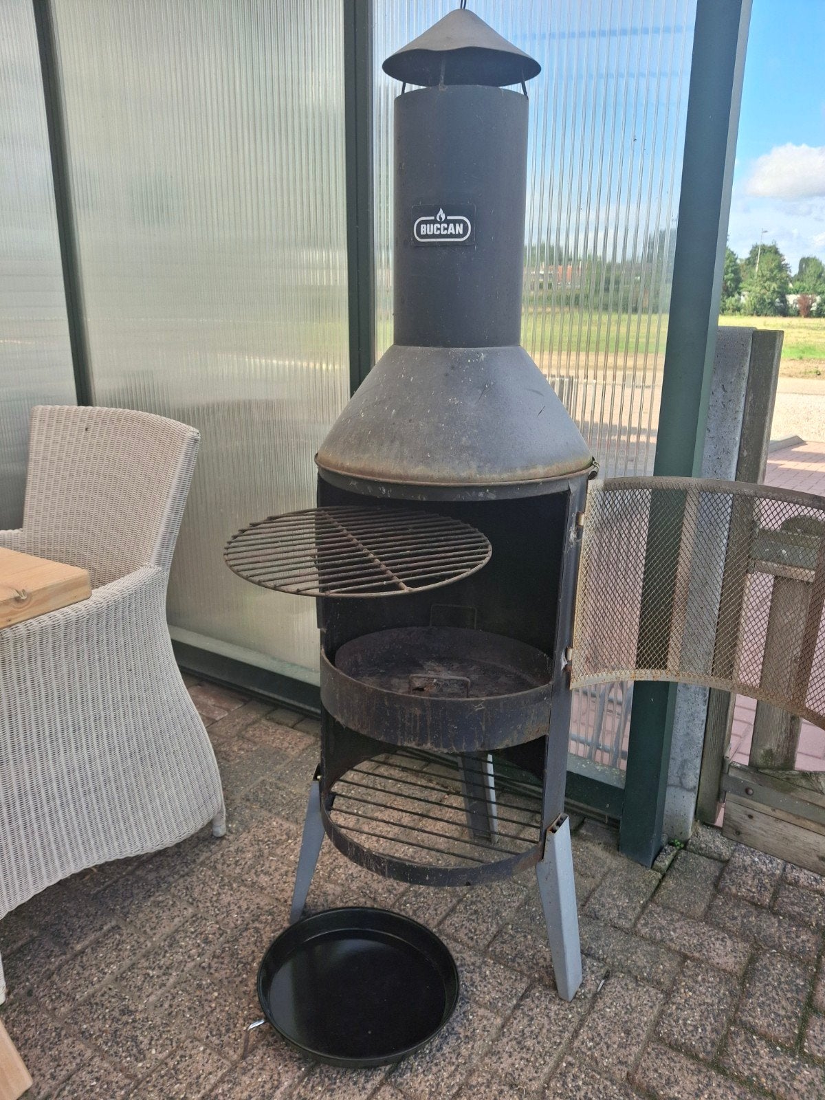 Buccan barbecue tuinhaard vuurkorf, Ophalen, Gebruikt