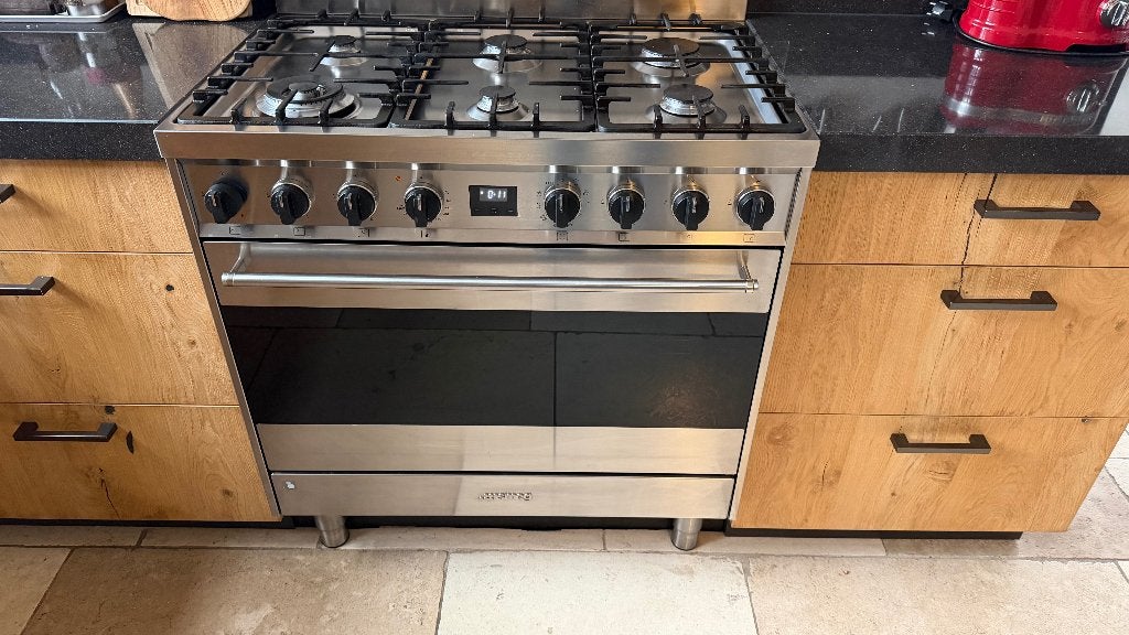 SMEG fornuis, Witgoed en Apparatuur, Ophalen, Gebruikt, Warmhoudplaat, Gas