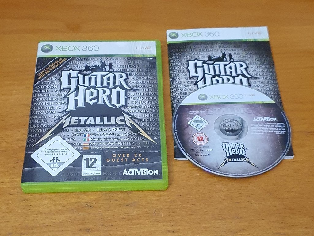XBOX 360 | Guitar Hero Metallica, Spelcomputers en Games, Muziek, Gebruikt, 1 speler, Ophalen of Verzenden