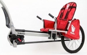 Weehoo iGo Turbo fietsaanhanger voor kinderen, Fietsen en Brommers, Ophalen, Opvouwbaar, 20 tot 40 kg, Zo goed als nieuw