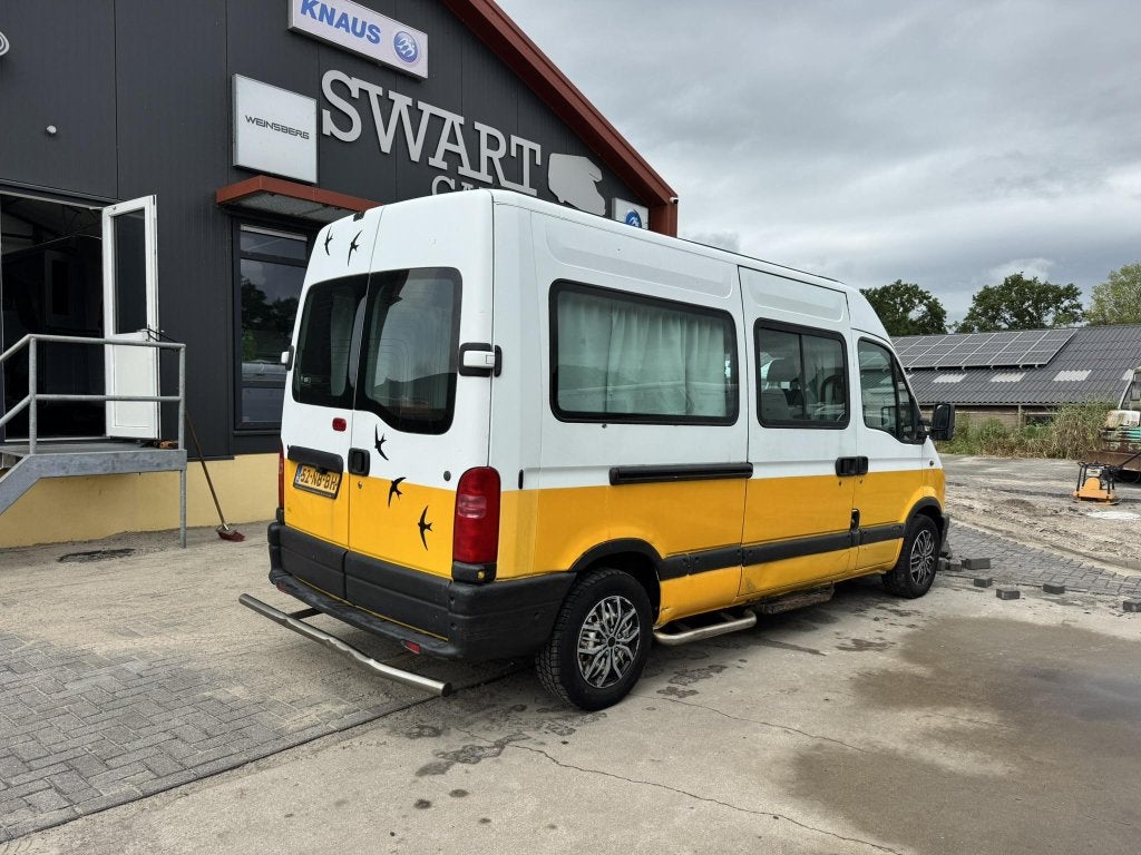 Renault Master 2,2 DCI 90 pk, buscamper 2 slaapplaatsen, Caravans en Kamperen, Campers, Overige merken, Buscamper of Camperbus