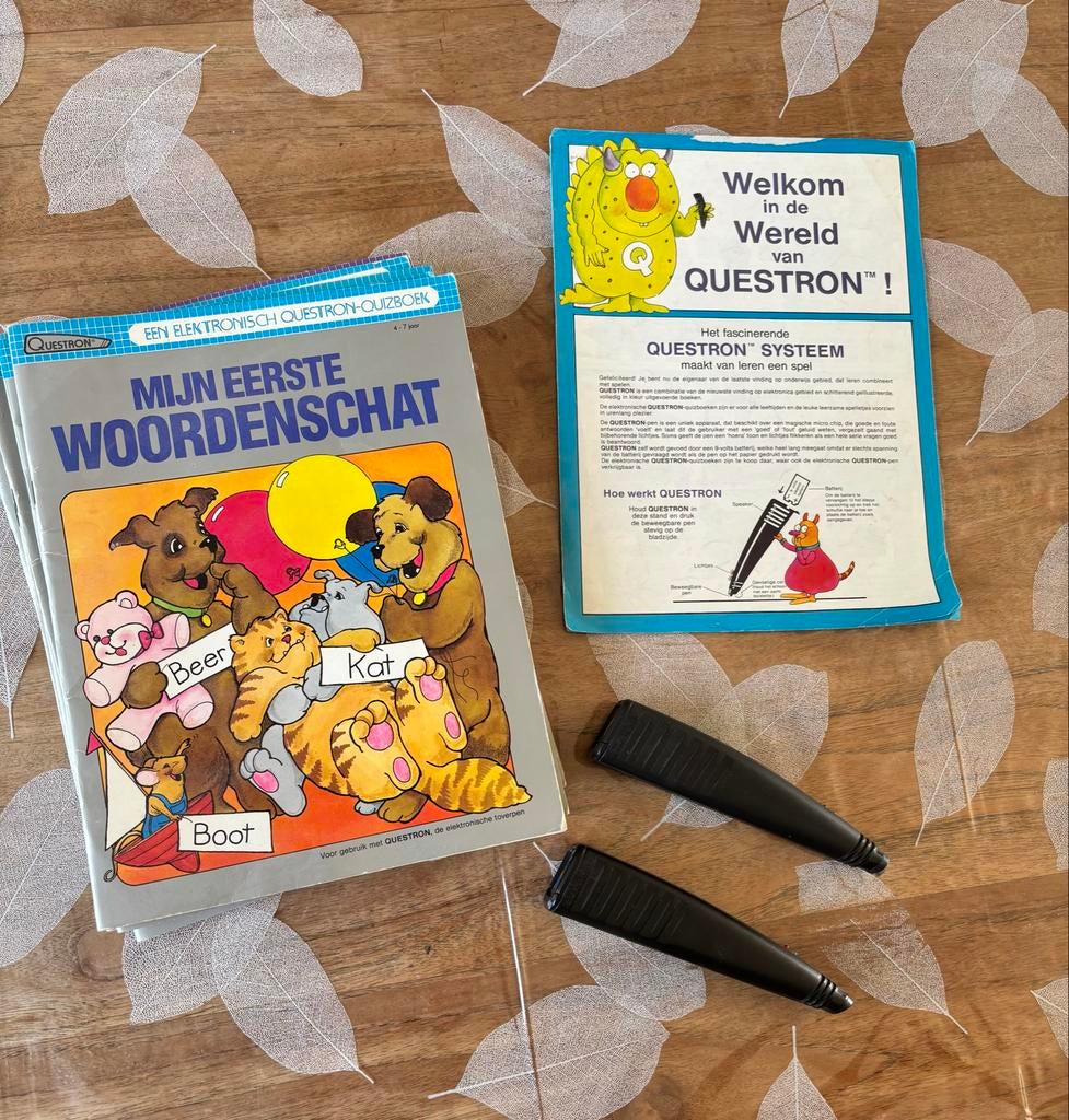 QUESTRON: 2 pennen en 11 boeken - Mijn Eerste Woordenschat, Boeken, Ophalen of Verzenden, Gelezen, Non-fictie