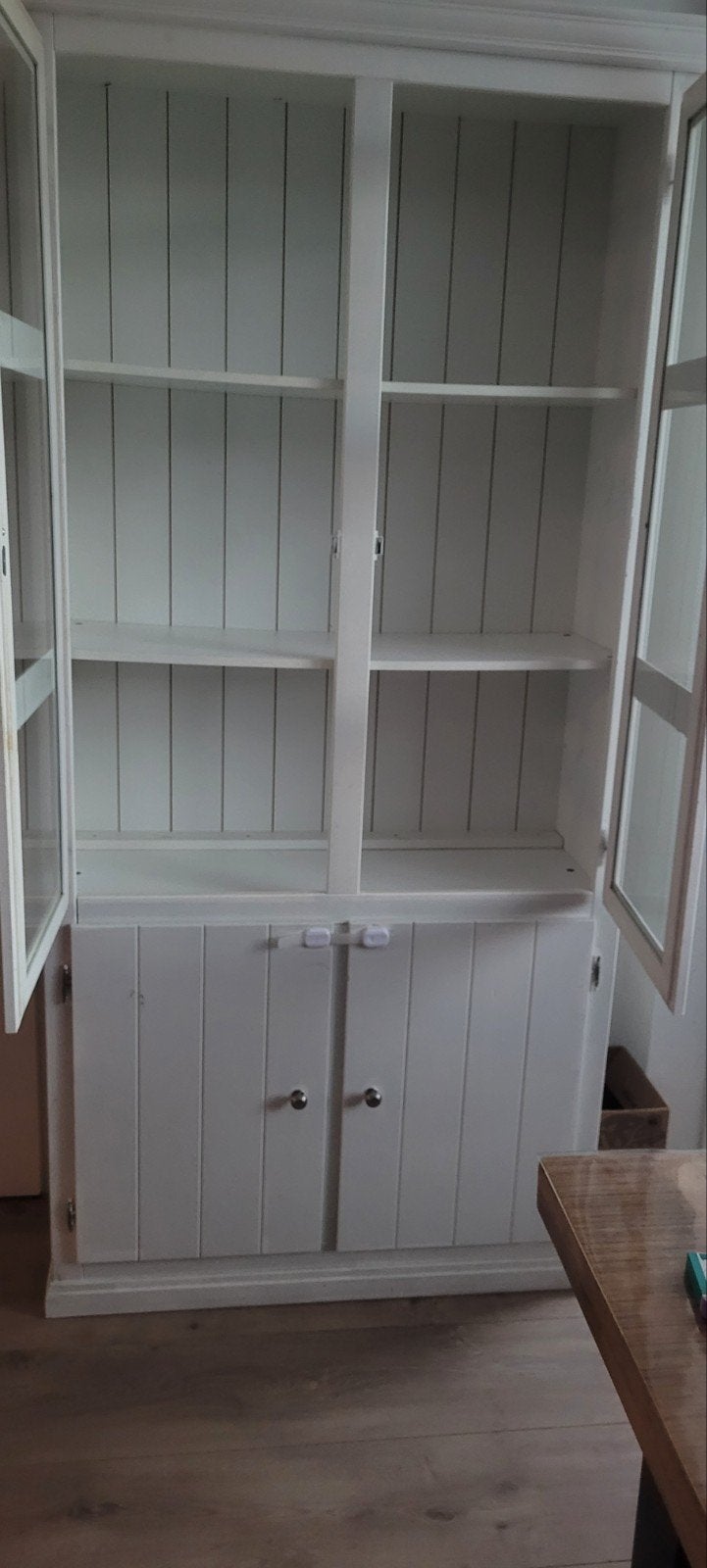 witte kast, Huis en Inrichting, Kasten | Vitrinekasten, Ophalen of Verzenden, Gebruikt, 25 tot 50 cm