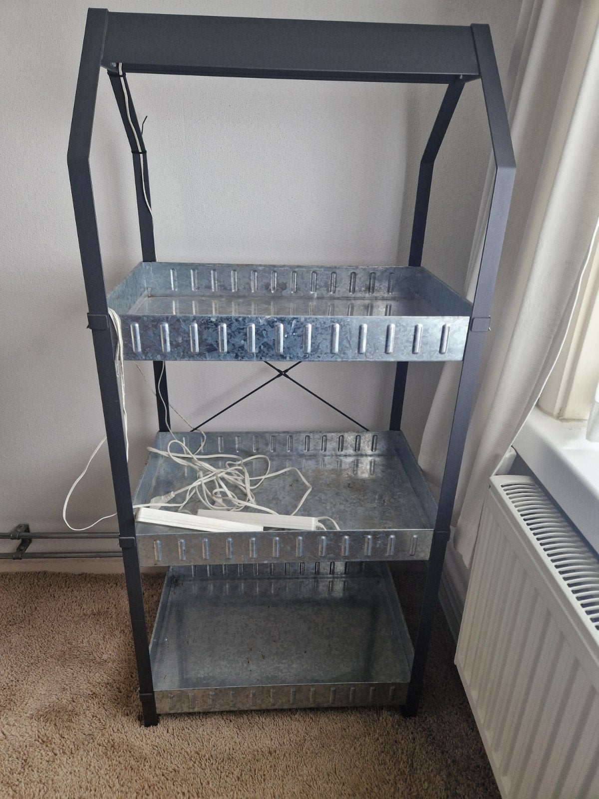 kweekkast voor moestuin, Tuin en Terras, Ophalen, Zo goed als nieuw, Staal, Kweekkas