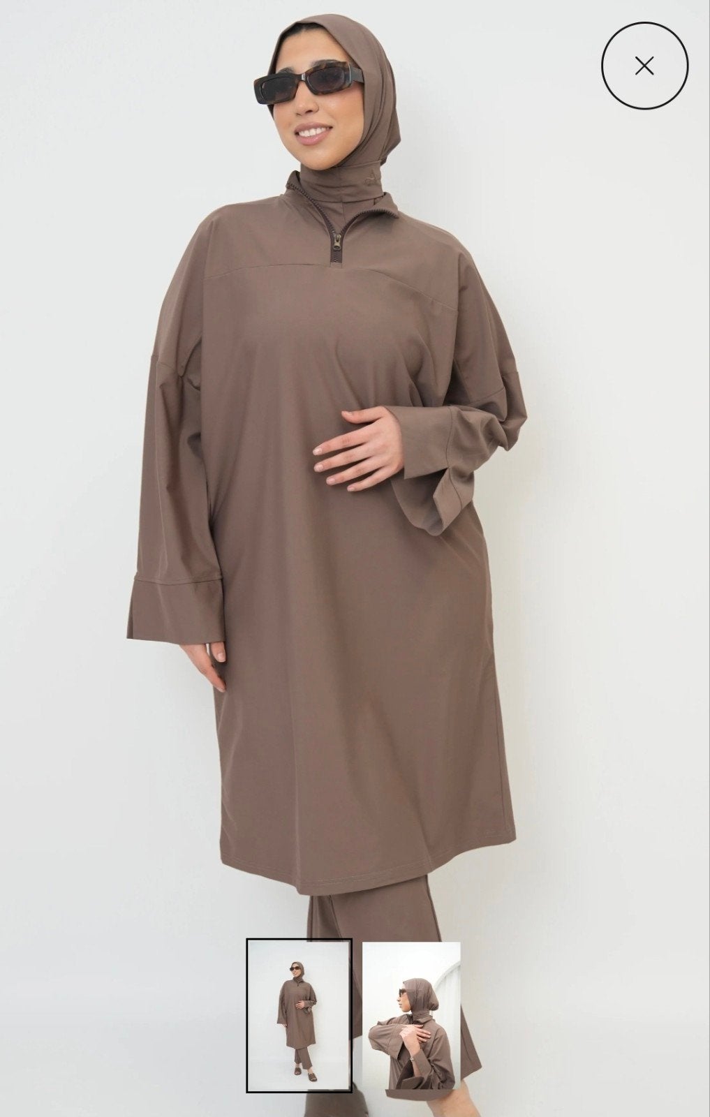 Burkini Ameera Nieuw!, Kleding | Dames, Badmode en Zwemkleding, Ophalen of Verzenden, Nieuw, Bruin, Overige typen