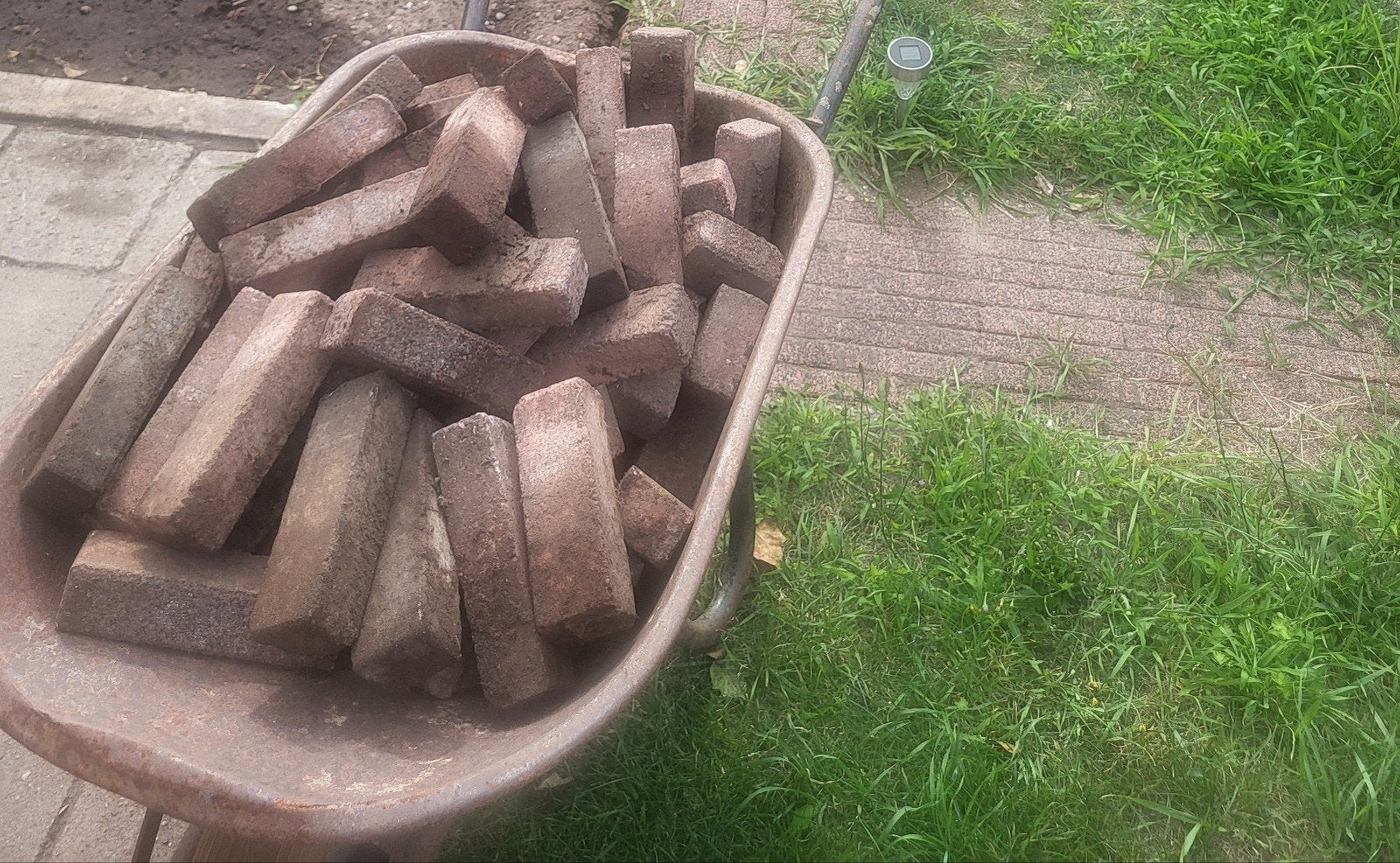 56 HALVE klinkers, Tuin en Terras, Ophalen