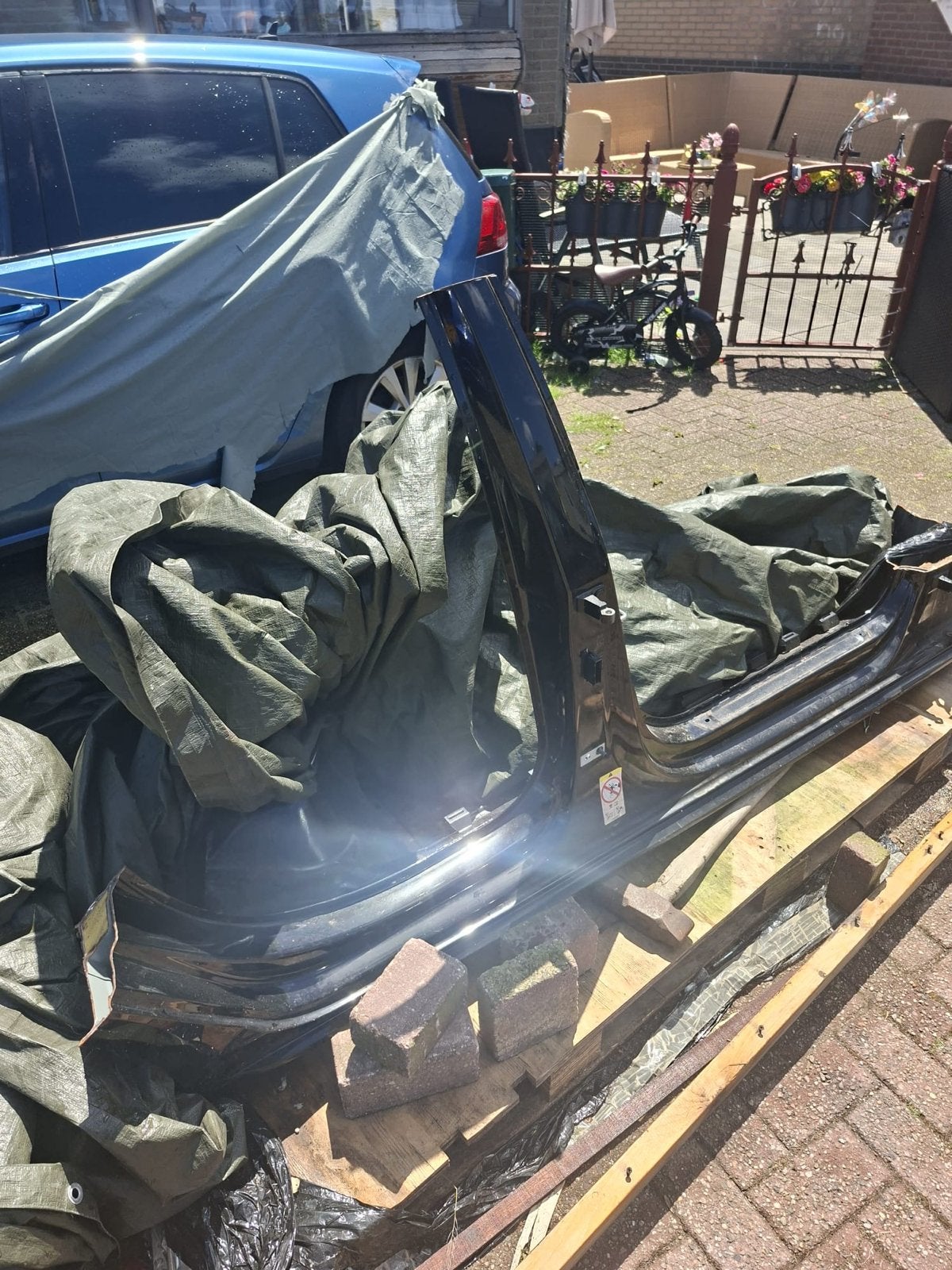 Audi A4 B9 Dorpel B-stijl Rechts, Auto-onderdelen, Gebruikt, Rechts, Spatbord, Audi
