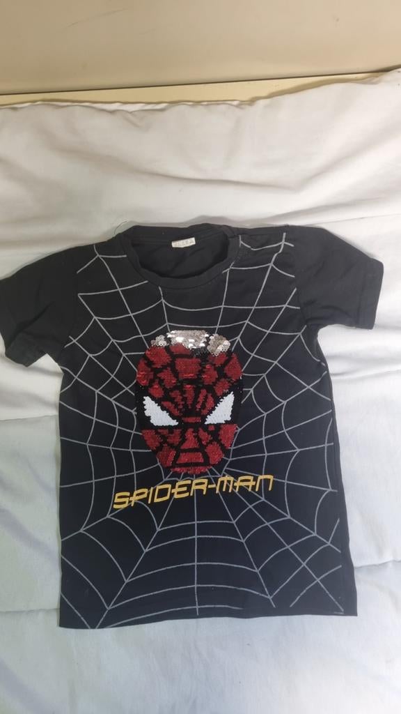 Zwart zomershirt Spiderman maat 86, Ophalen of Verzenden, Gebruikt, Jongetje, Shirtje of Longsleeve