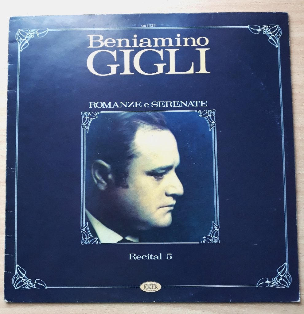 Beniamino Gigli - Romanze e Serenate (Recital 5) LP, LP, Ophalen of Verzenden, Zo goed als nieuw, Romantiek