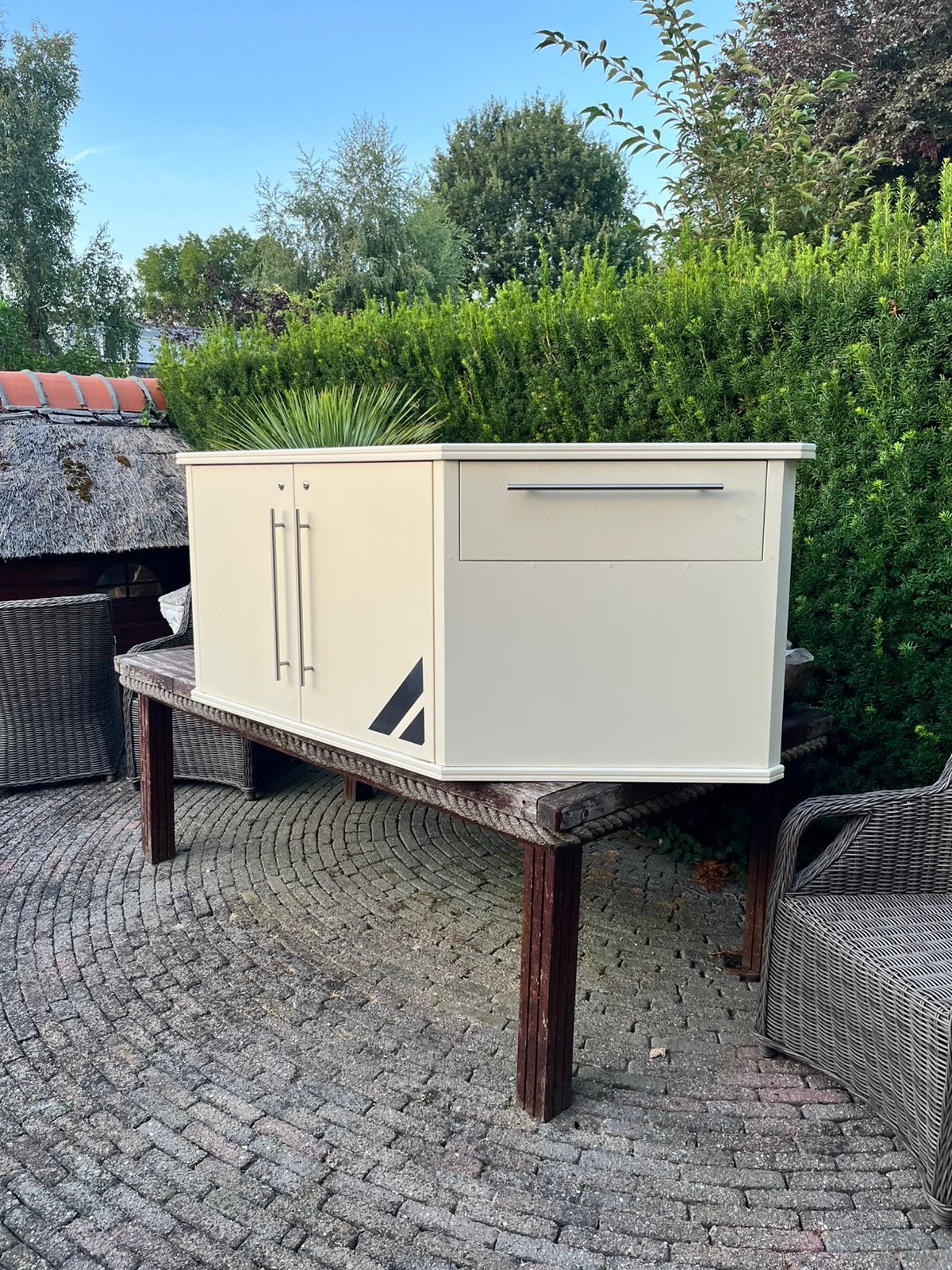 design dressoir 204cm lang, Ophalen, Zo goed als nieuw, 25 tot 50 cm, 200 cm of meer