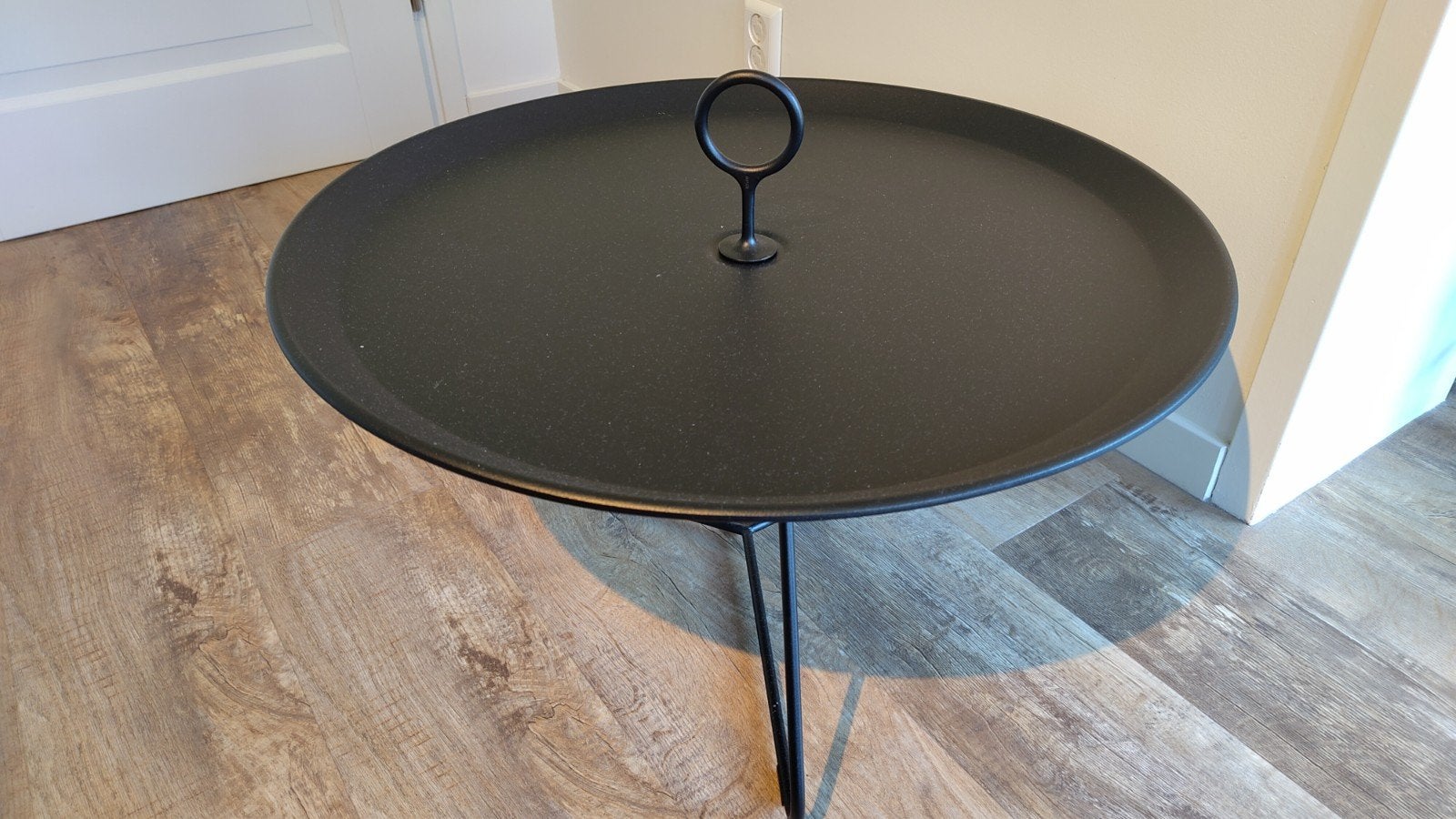 Houe Eyelet metalen salontafel voor binnen of buiten, Ophalen, 50 tot 100 cm, Rond, 50 tot 100 cm