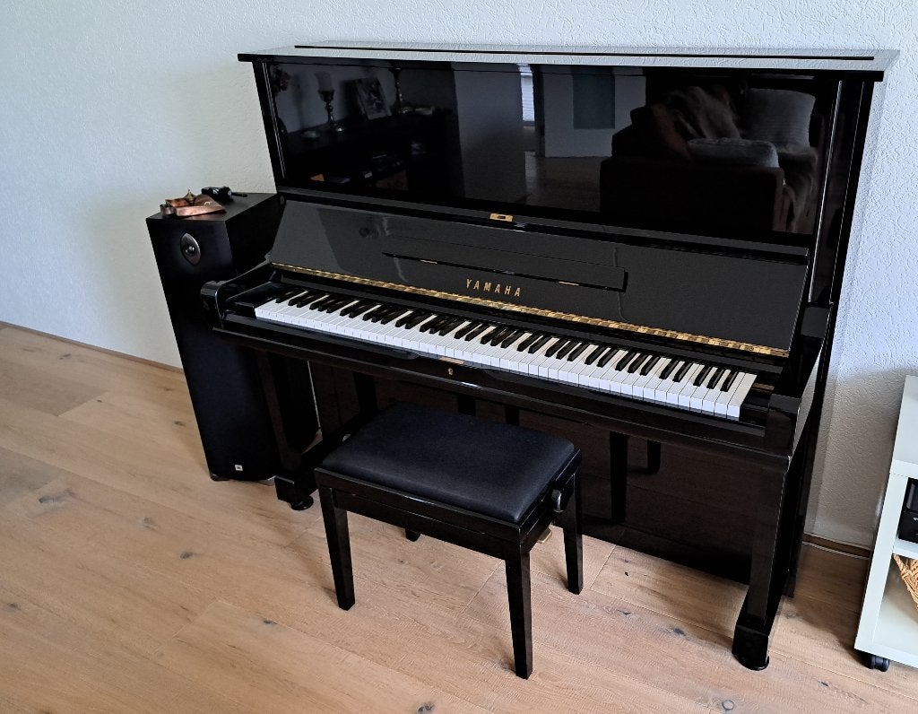 Yamaha U3H Piano, Muziek en Instrumenten, Ophalen, Zwart, Zo goed als nieuw, Piano