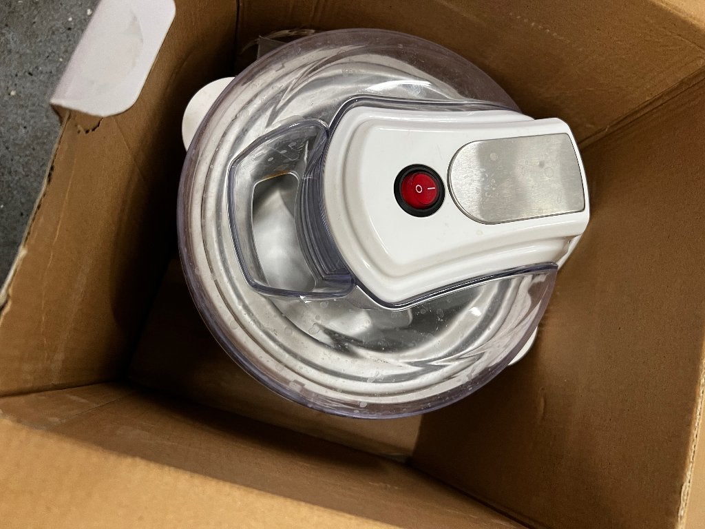 Ice cream maker ijs apparaat domo 1 Liter, Ophalen of Verzenden, Gebruikt, Koelelement