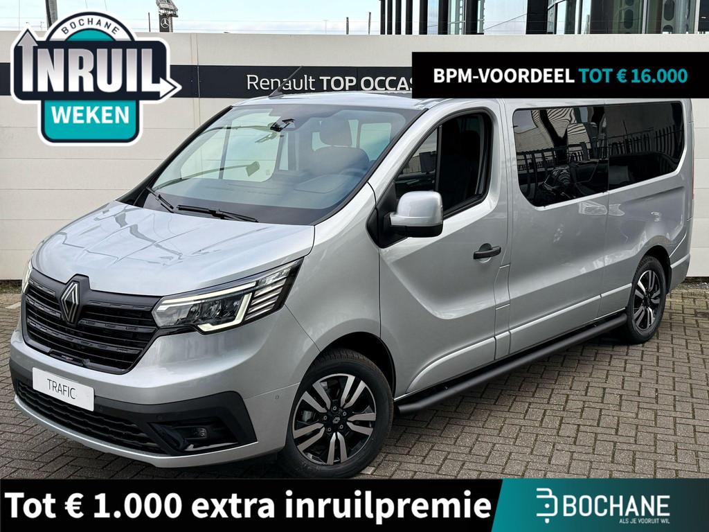 Renault Trafic 2.0 Blue dCi 170 DC T30 L2H1 Anniversary | BP, Auto's, Bestelauto's, Stof, 4 cilinders, Met garantie (alle), Renault