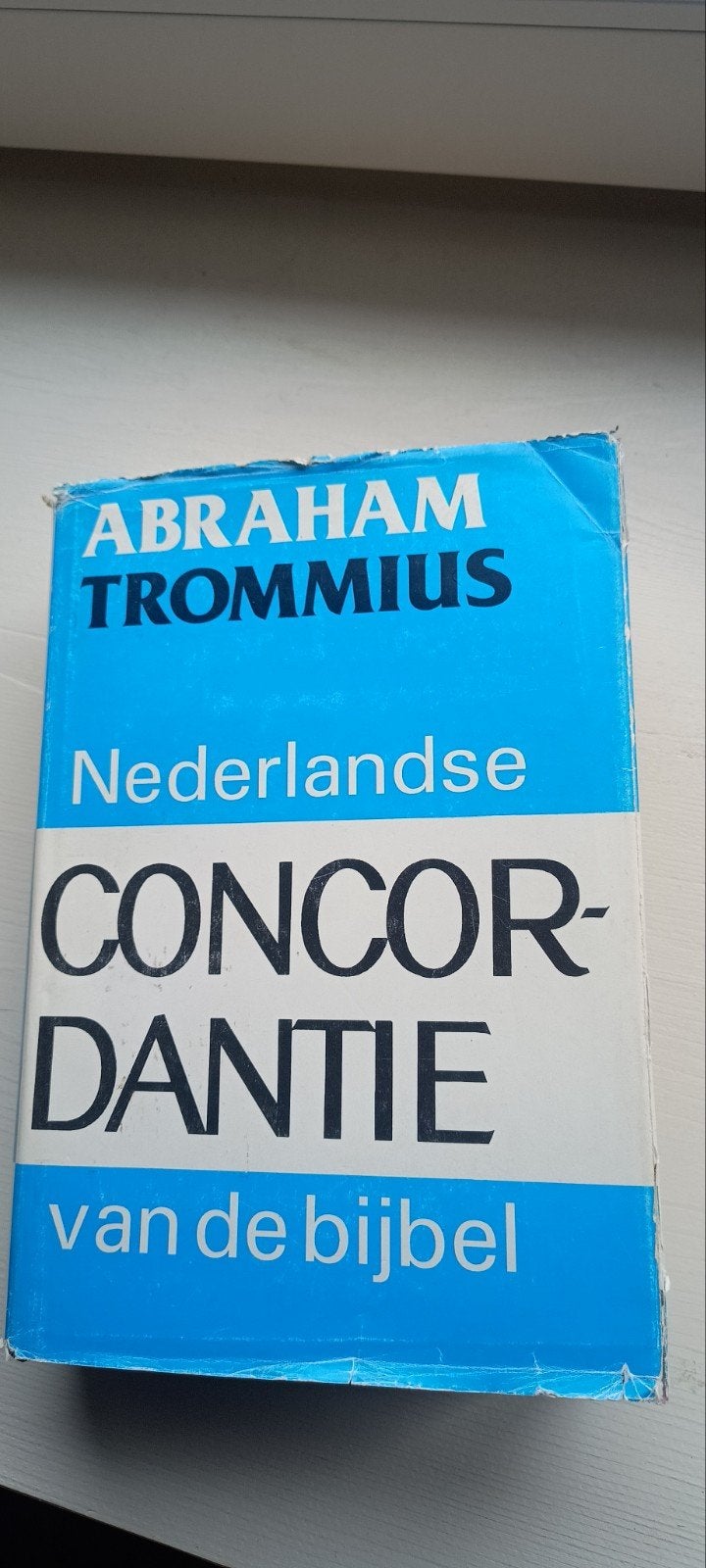 Nederlandse Concordantie van de Bijbel - Abraham Trommius, Boeken, Ophalen of Verzenden