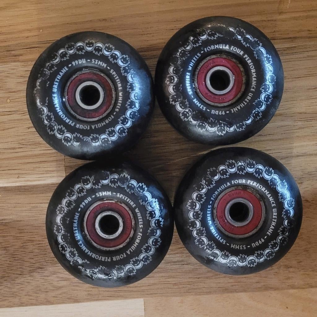 Spitfire 53mm Formula Four Repeaters Classic 99D wheels, Sport en Fitness, Skateboarden, Ophalen of Verzenden