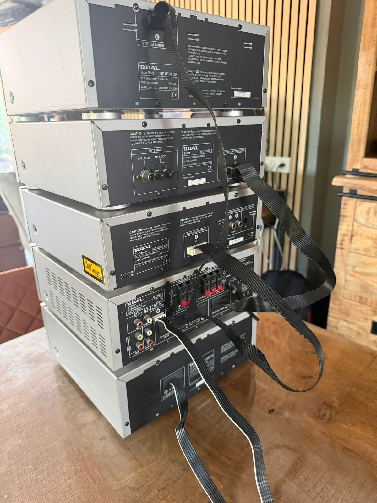 Foto 7 van Dual stereo installatie losse componenten midi zilver
