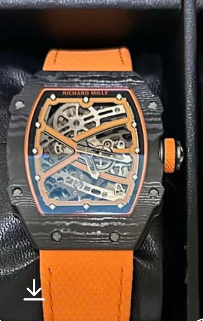 Richard mille 67-02 mclaren, Ophalen of Verzenden, Zo goed als nieuw, Overige merken