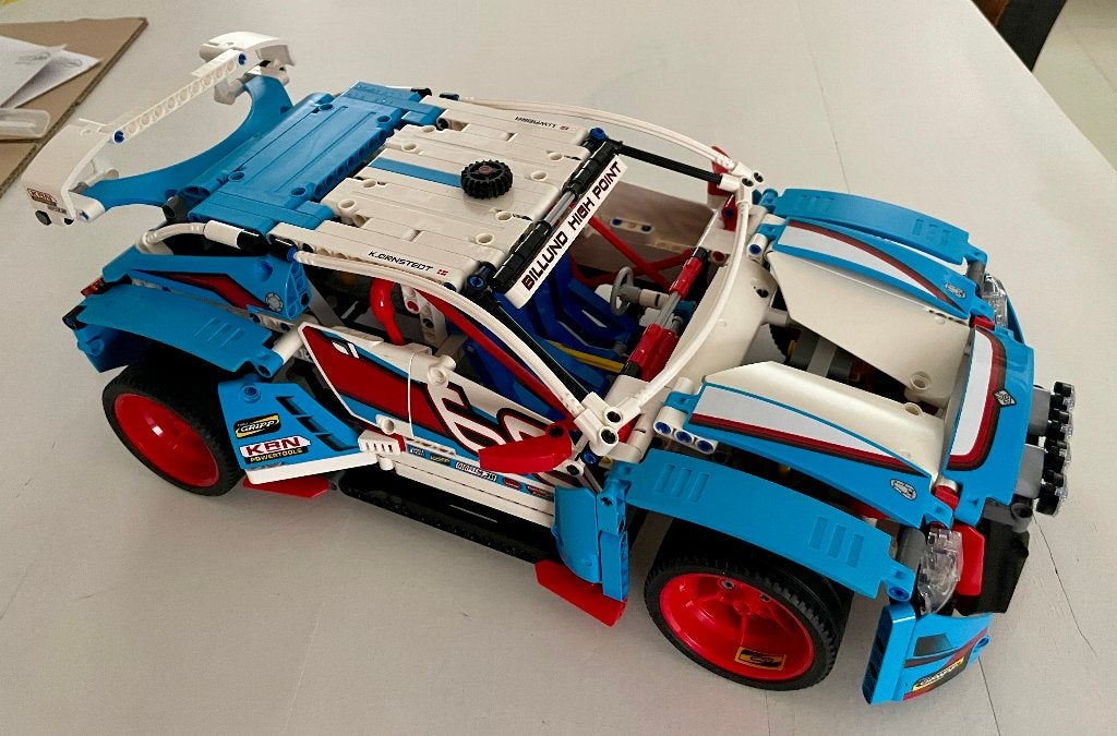 LEGO Technic 42077 - Rally Car, Lego, Compleet, Ophalen of Verzenden, Zo goed als nieuw