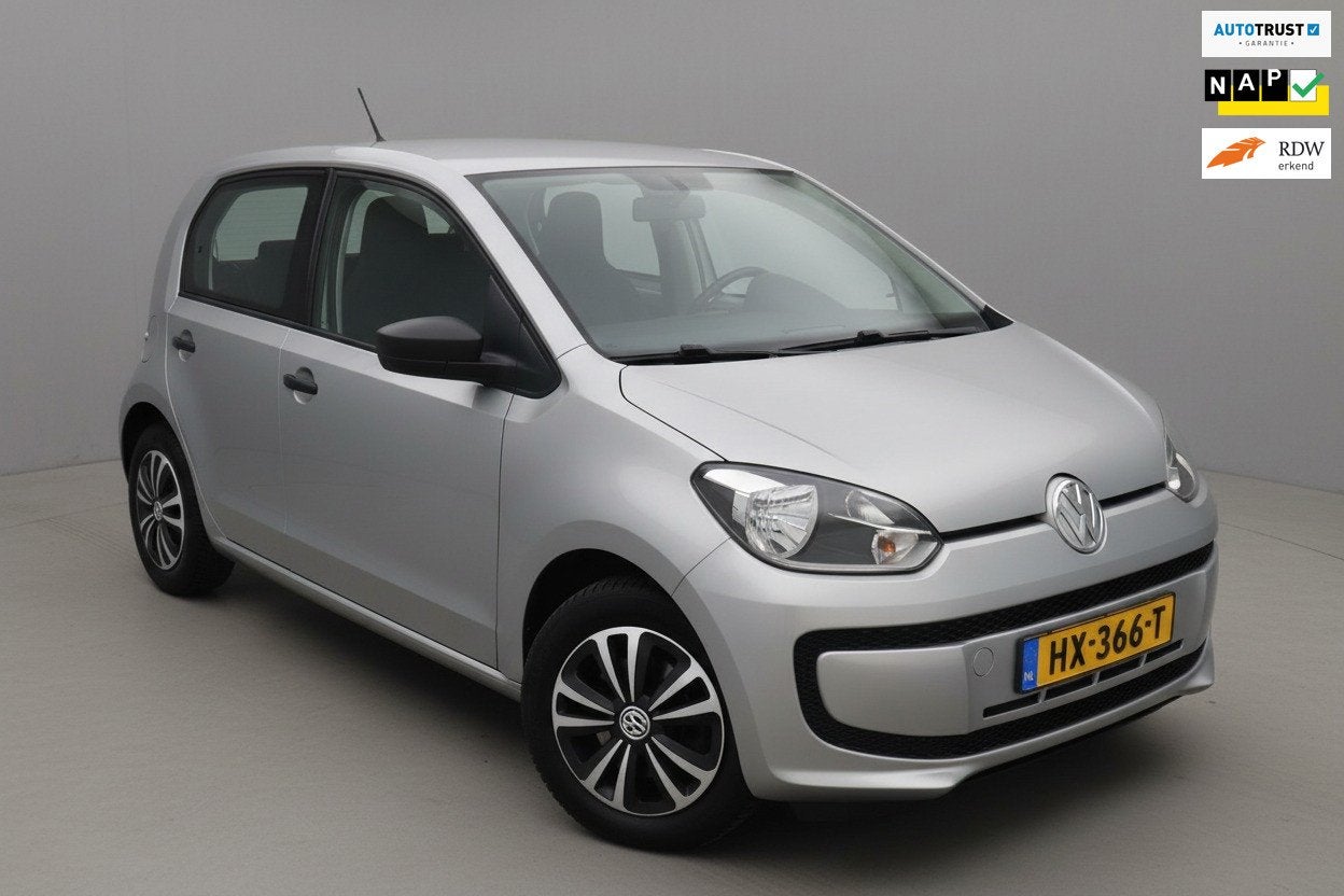 Volkswagen Up! Airco|2e eigenaar|Dealer onderhouden., Voorwielaandrijving, Stof, Gebruikt, 840 kg