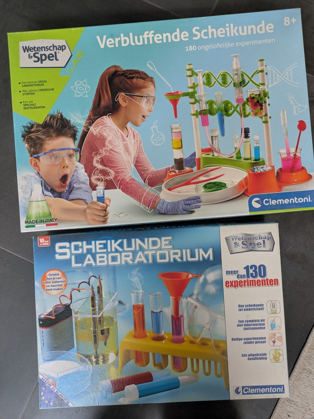 Scheikunde spellen, Ophalen