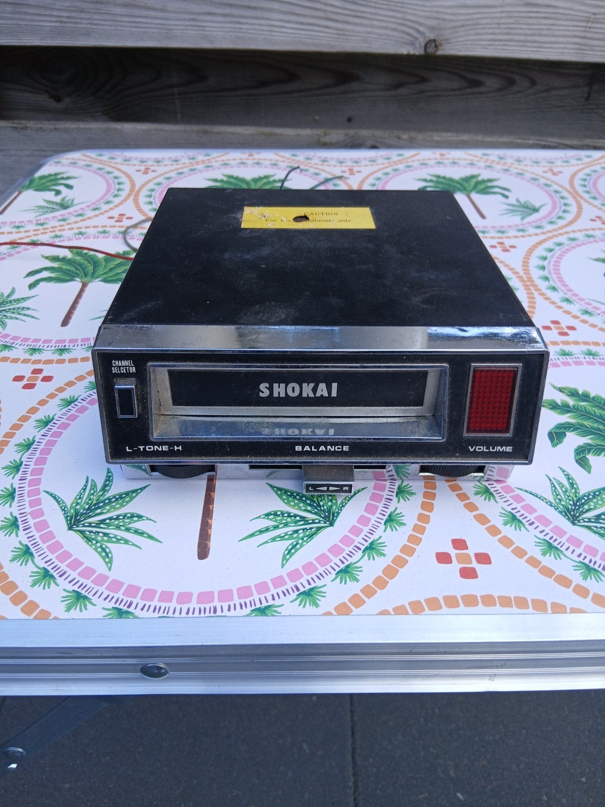 Shokai Autoradio  707 - Vintage Retro - Klassieke Auto Radio, Ophalen of Verzenden, Gebruikt
