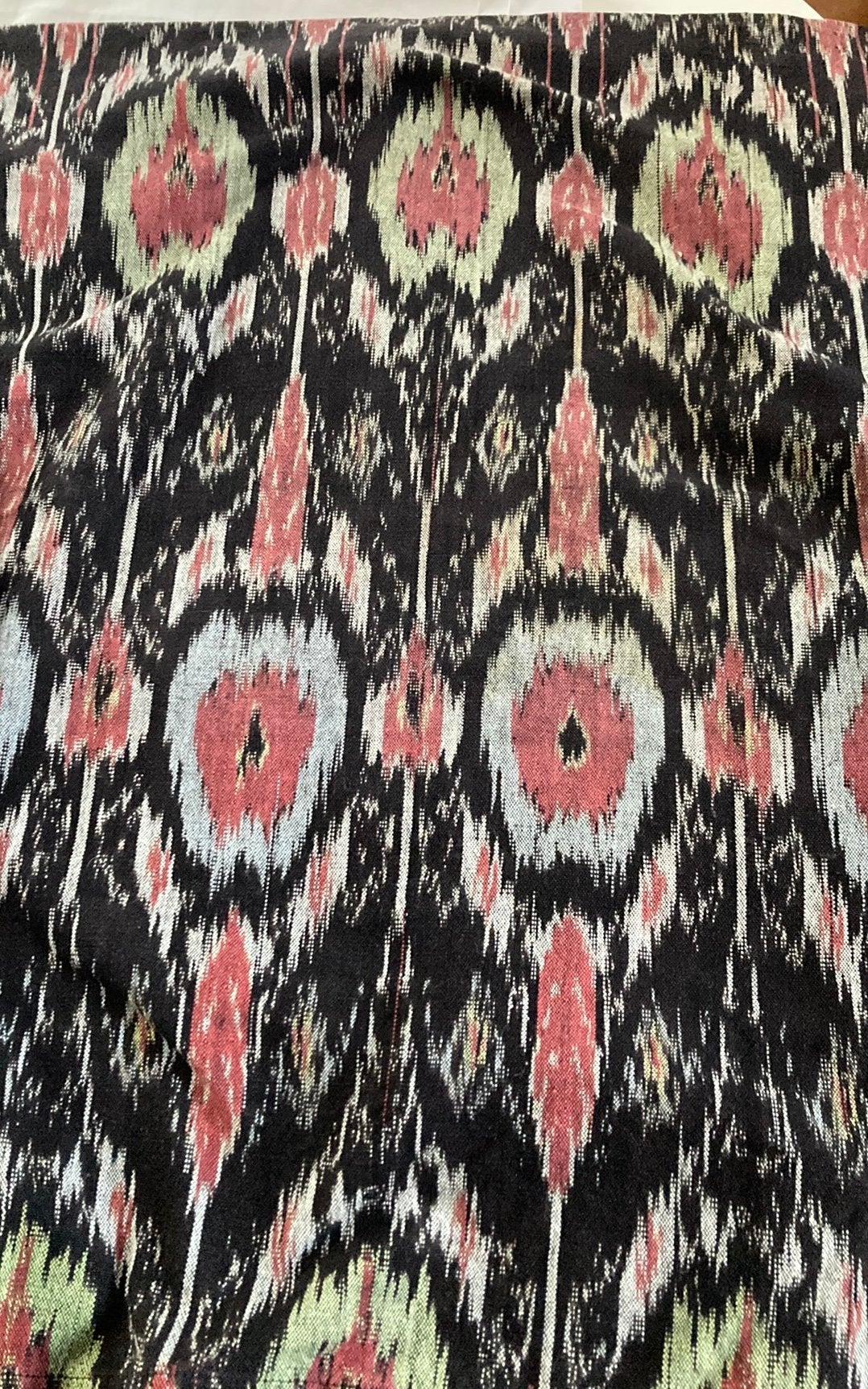 Ikat Indonesie stof afm. 130x130 cm., Ophalen