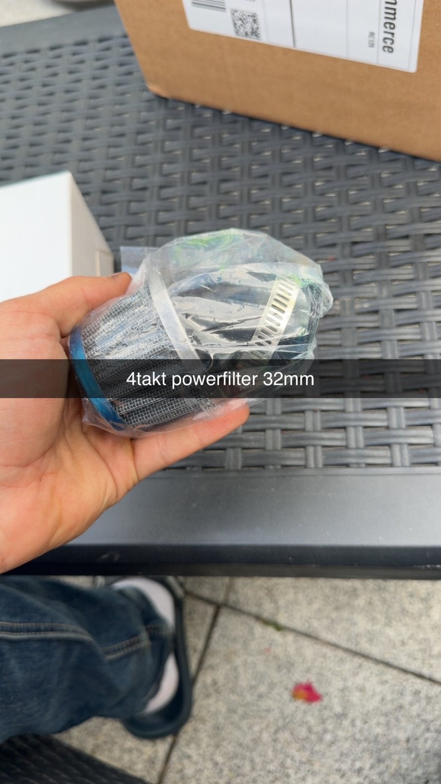 powerfilter 4takt scooter, Audio, Tv en Foto, Schotelantennes, Ophalen, Zo goed als nieuw, Overige merken