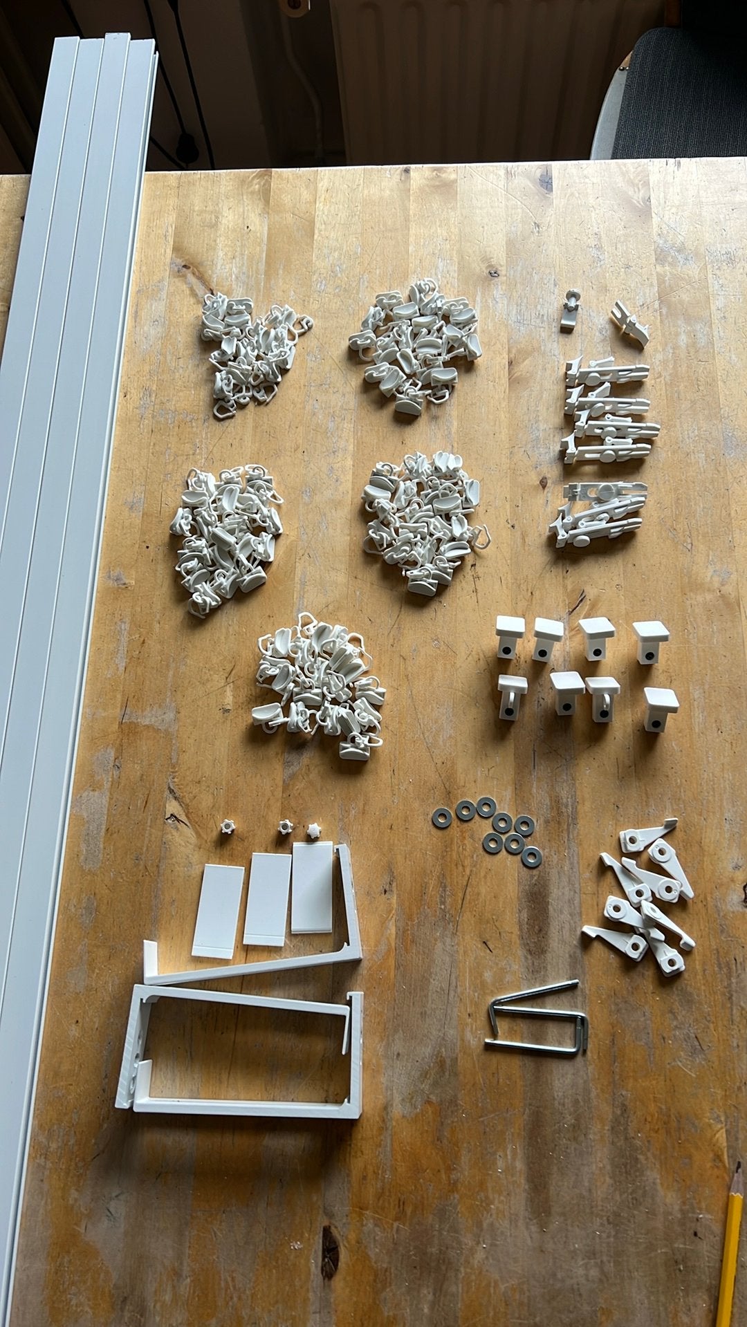 Gordijnroede van Ikea met toebehoren, Ophalen, Zo goed als nieuw, Clearstamp