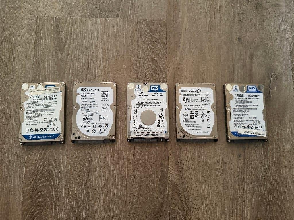2,5" SATA harde schijven in diverse groottes, Computers en Software, Harde schijven, Intern, Ophalen of Verzenden, Zo goed als nieuw