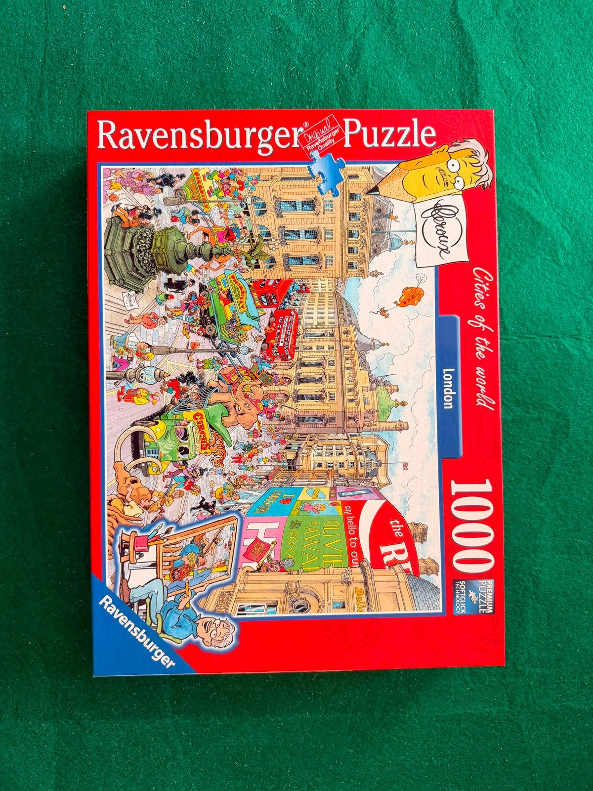 Ravensburger puzzel Londen 1000 stukjes, Ophalen of Verzenden, 500 t/m 1500 stukjes, Zo goed als nieuw